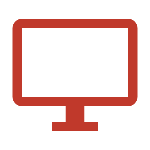A computer icon representing managed IT services