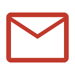 The mail icon represents address printers