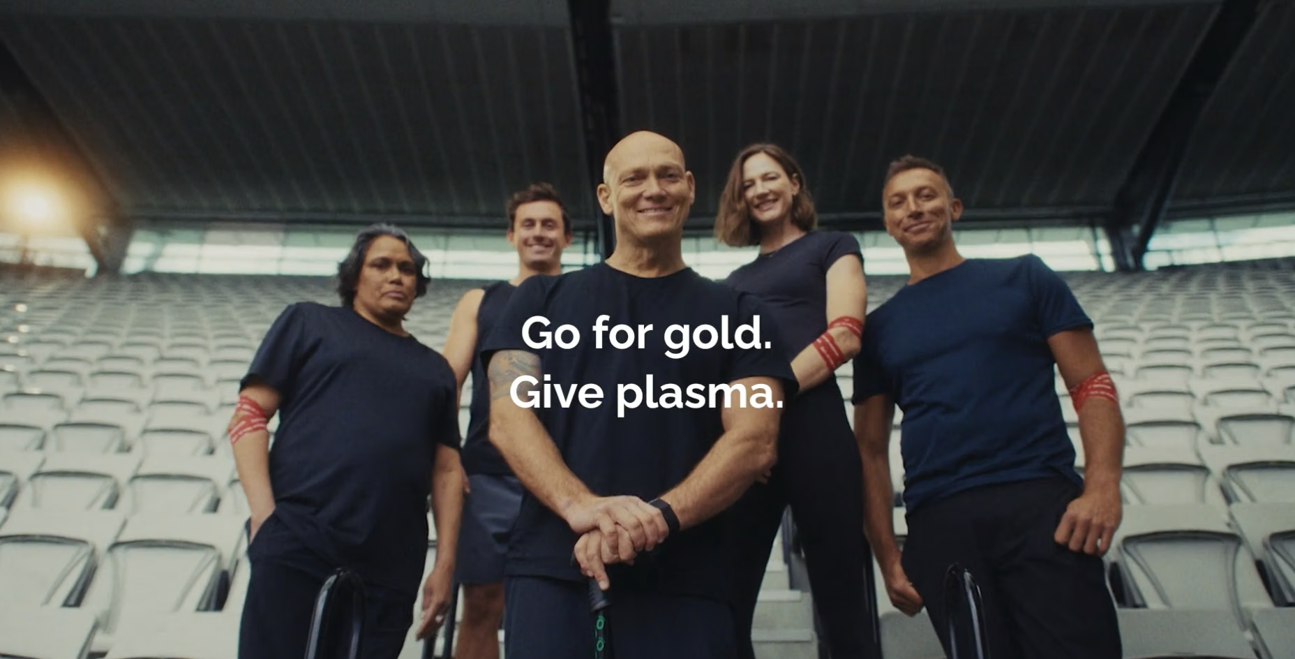 Lifeblood "Go for Gold. Give Plasma"