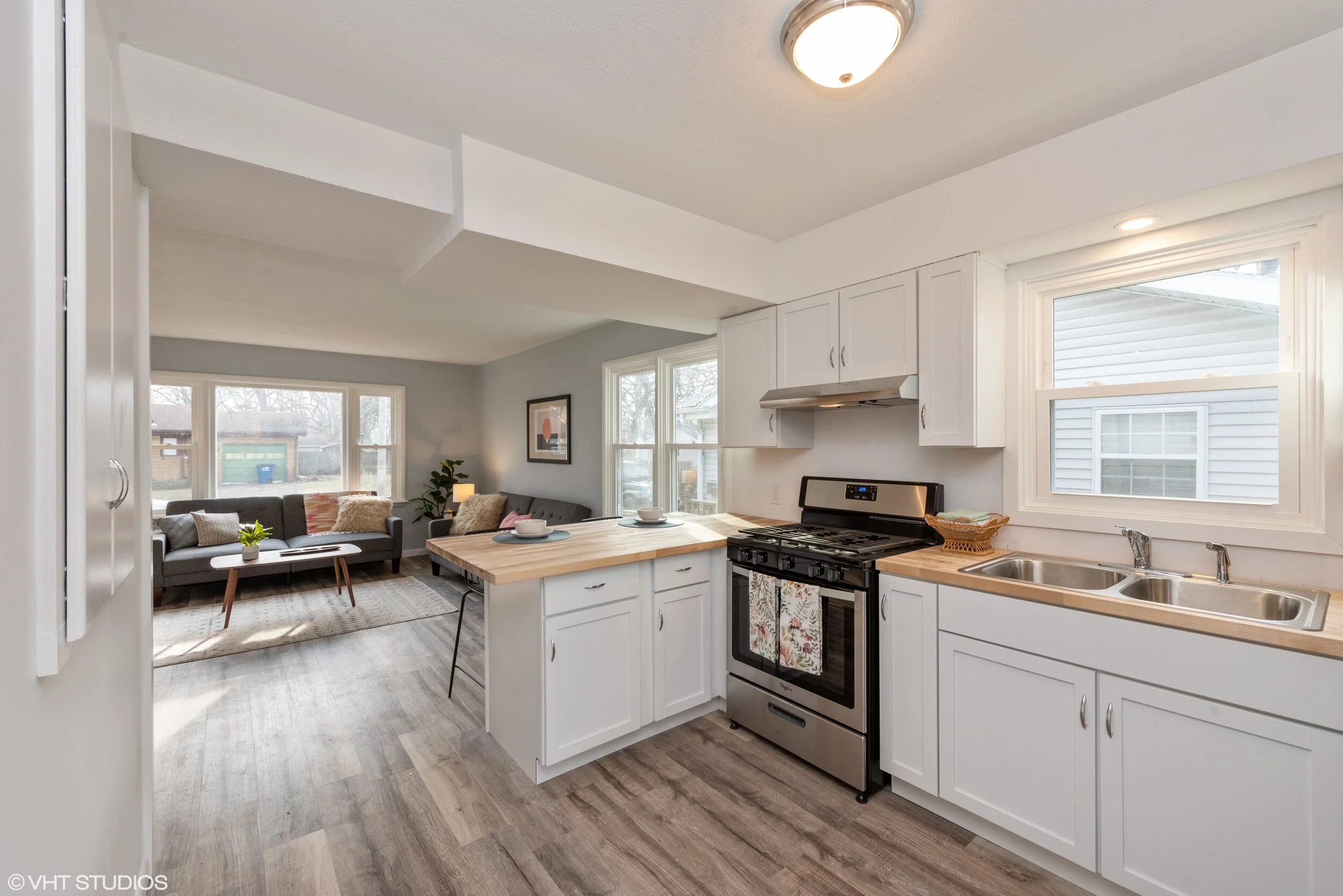  This sweet house sat on the market for three months with no offers before we staged it. Two weeks after staging, there was a bidding war and the owner got $13K over asking! 