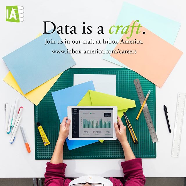 Interested in joining our team of talented strategists and data scientists? Learn more on our website or reach us at contact@inbox-america.com #inboxamerica
.
.
.
.
.
.
.
#marketing #data #datascience #tech #beautifuldata #consulting #internships #ge