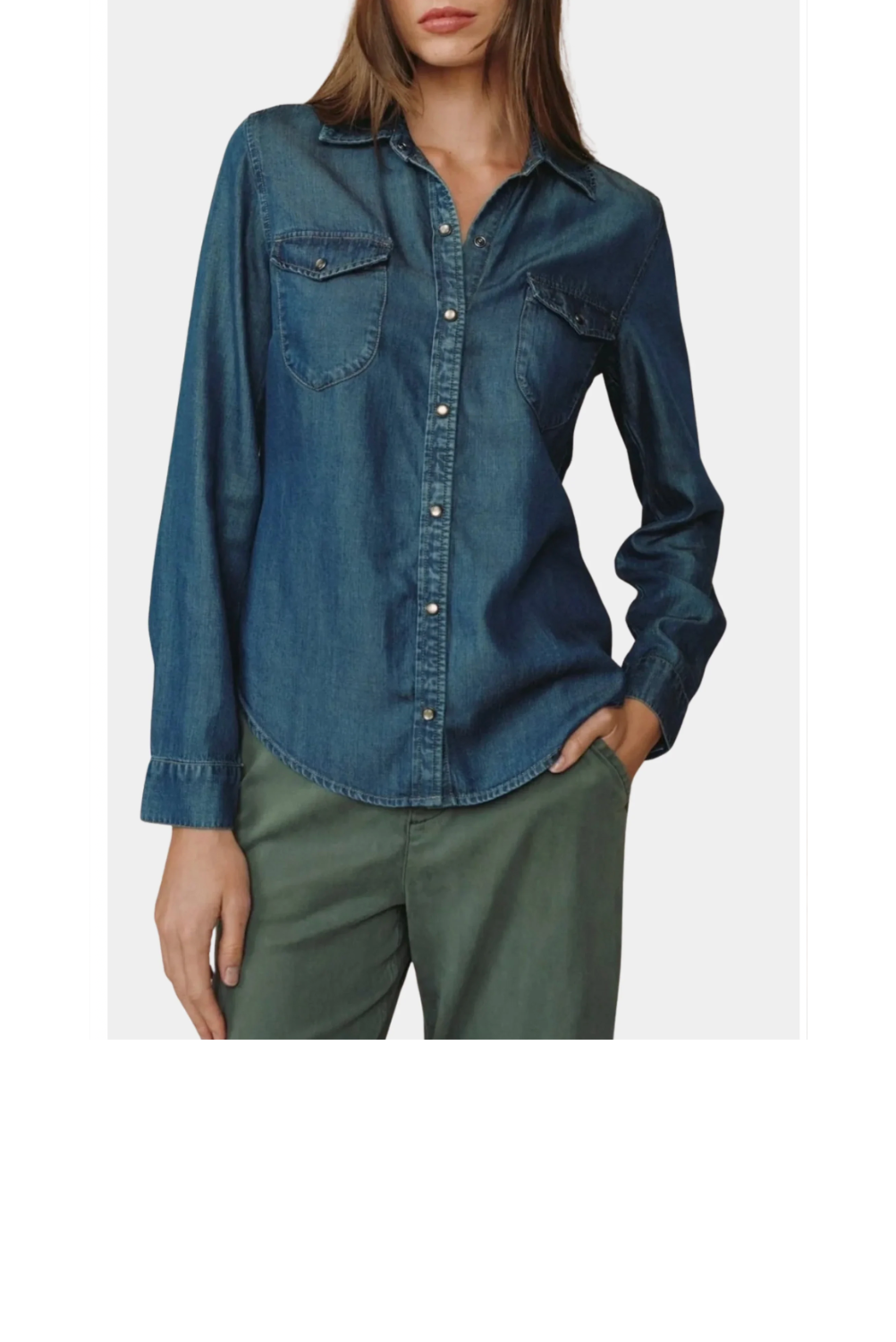 Western Shirt - Twilight Rinse Wash
