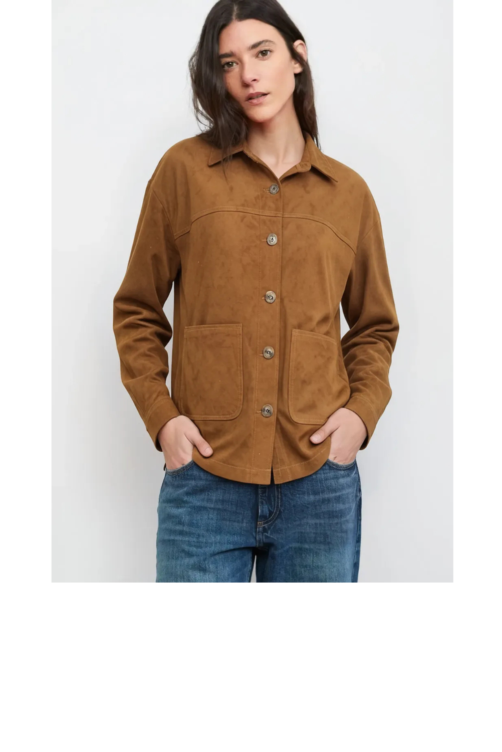 WEBSITE PRODUCT ENTRY-KFTK-Ellie Faux Suede Jacket-WHISKEY-F.png