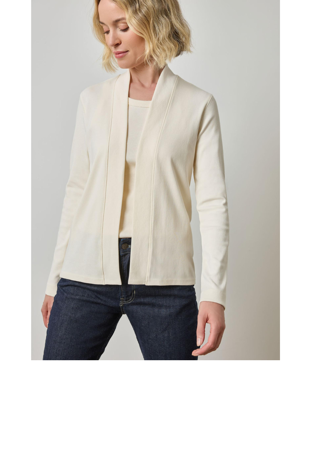 Classic Open Cardigan - Rope