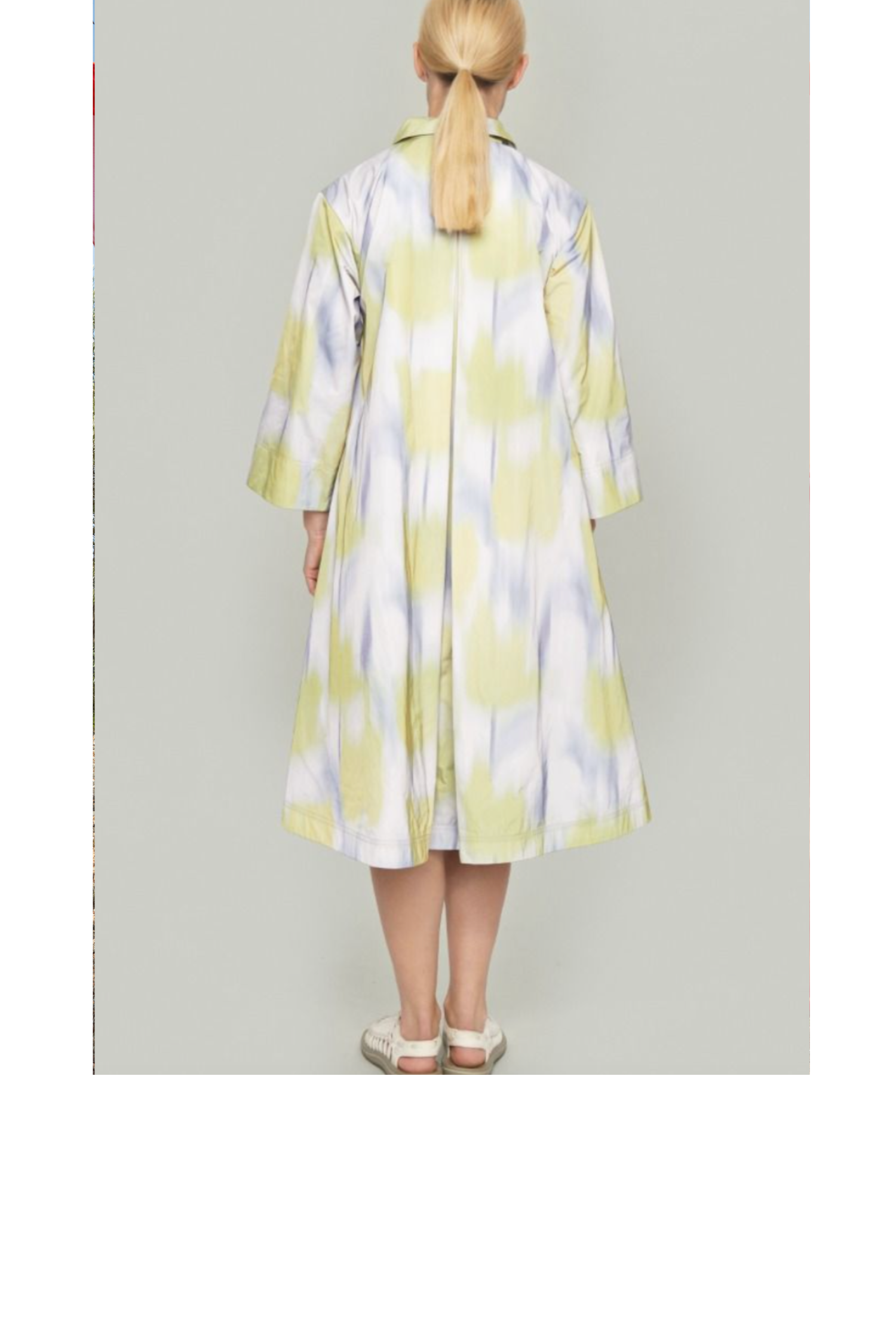 Bitte Kai Rand Ikat Tulip Coat  - Heather Grey-B.png