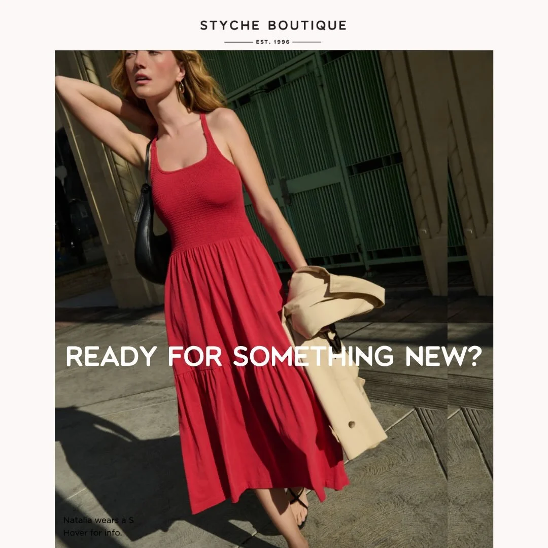 Sometimes all it takes is a few new pieces to make everything feel fresh again!! Shop our newest arrivals now and enjoy 30% savings on select clothing &amp; handbags during our Mother's Day Sale Event. 🛍️🌼🌸✨