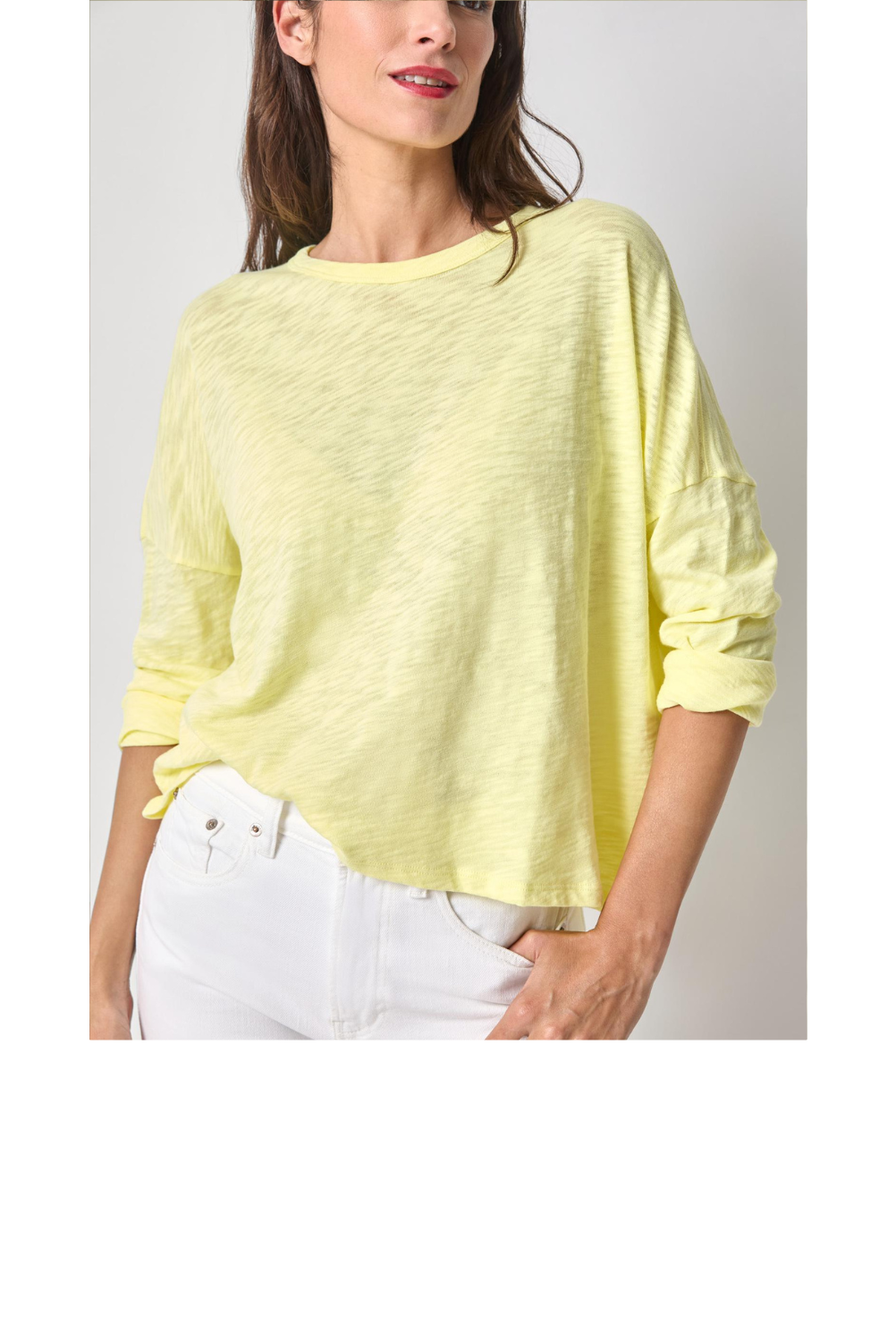 Easy Long Sleeve Beach Tee - Buttercup
