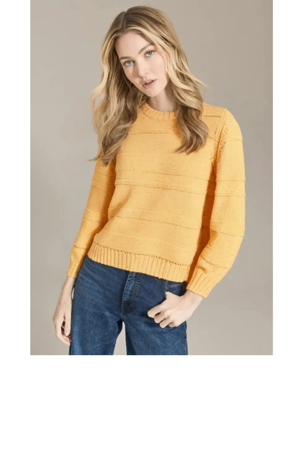 Jessie Textured Stripe Pullover - Naples