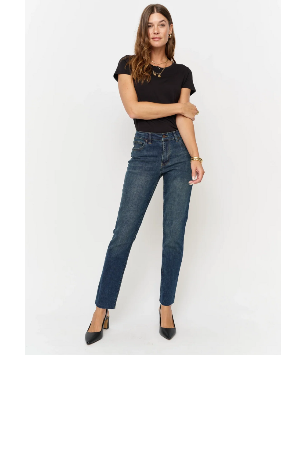 Crosby Mid-Rise Relaxed Taper Jeans - Ralph
