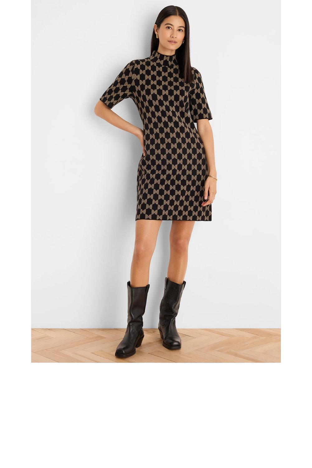 WEBSITE PRODUCT ENTRY-NZ-Mod Squad Knit Dress-BLK MULTI-FF.png