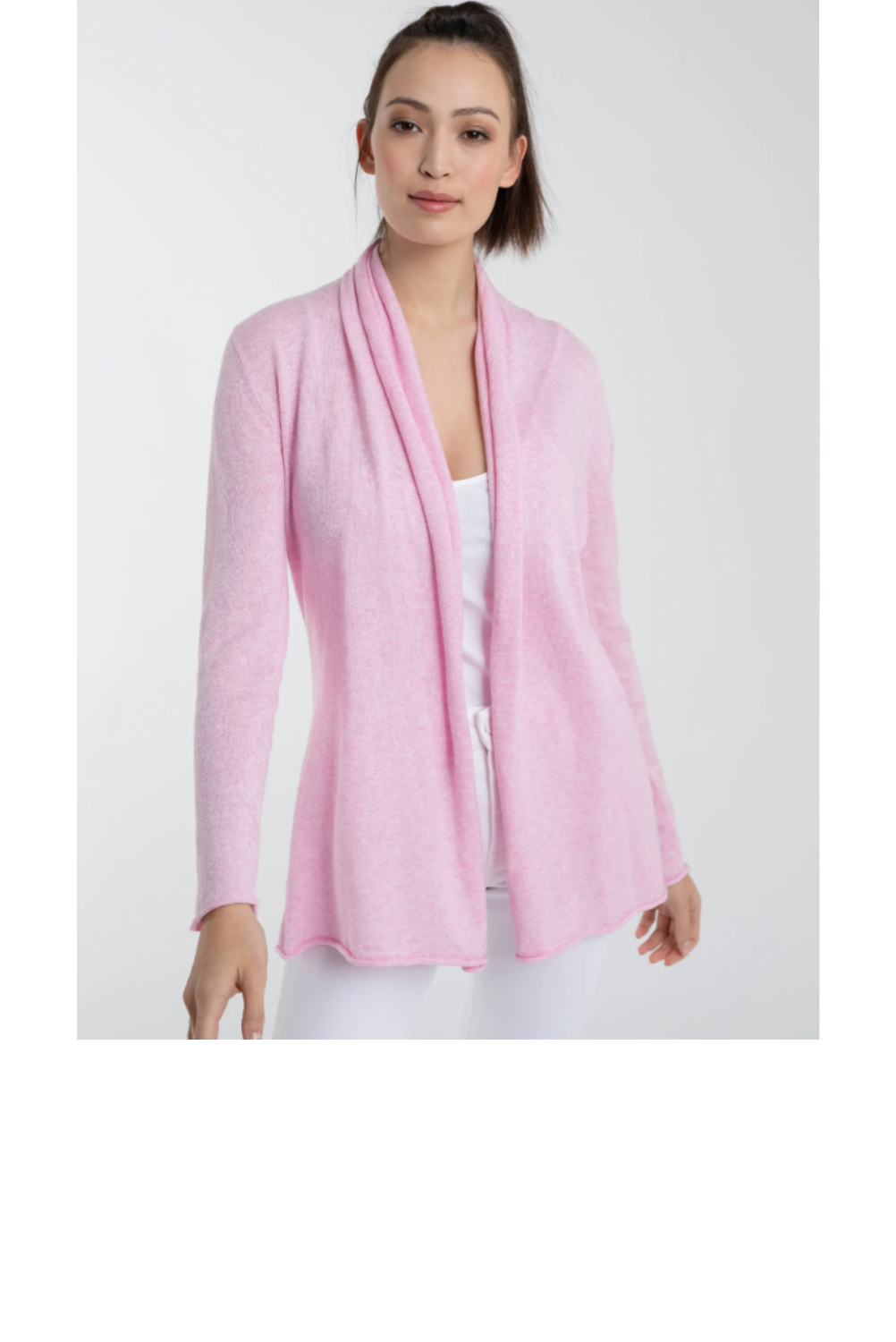 Cotton Cashmere Mini Duster - Pink Sugar