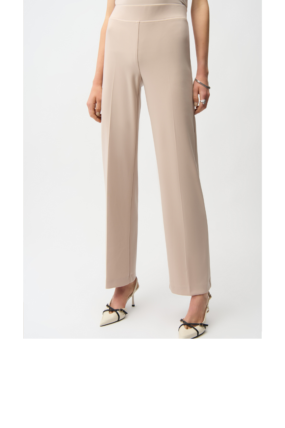 Classic Wide Leg Pant - Parchment