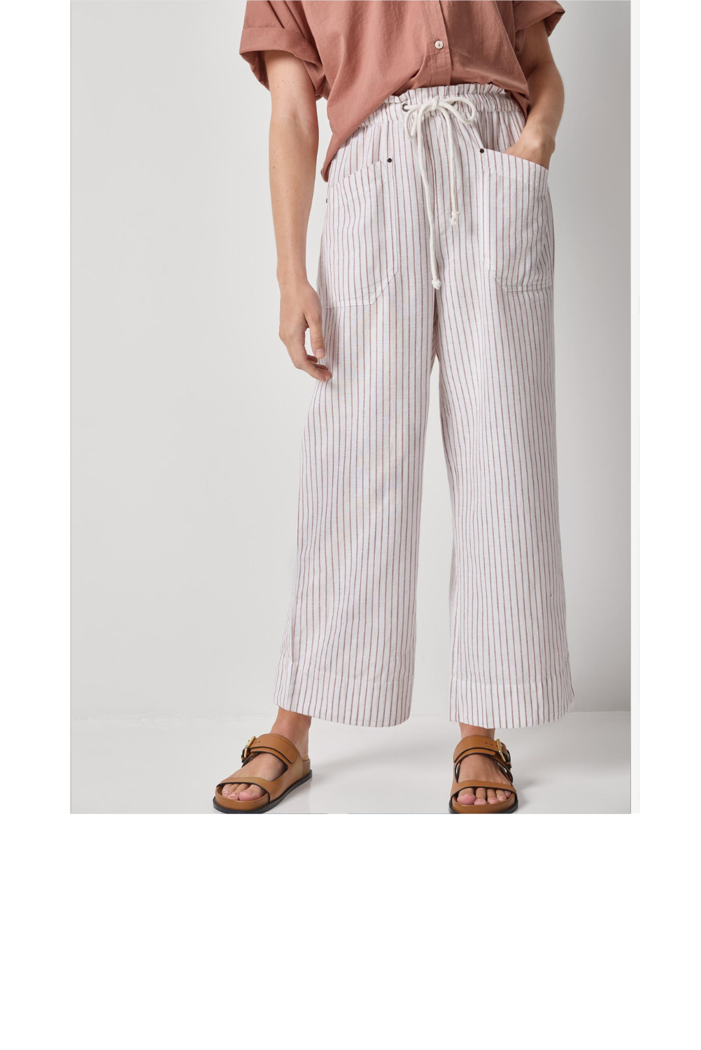 Striped Pant - Bark Stripe
