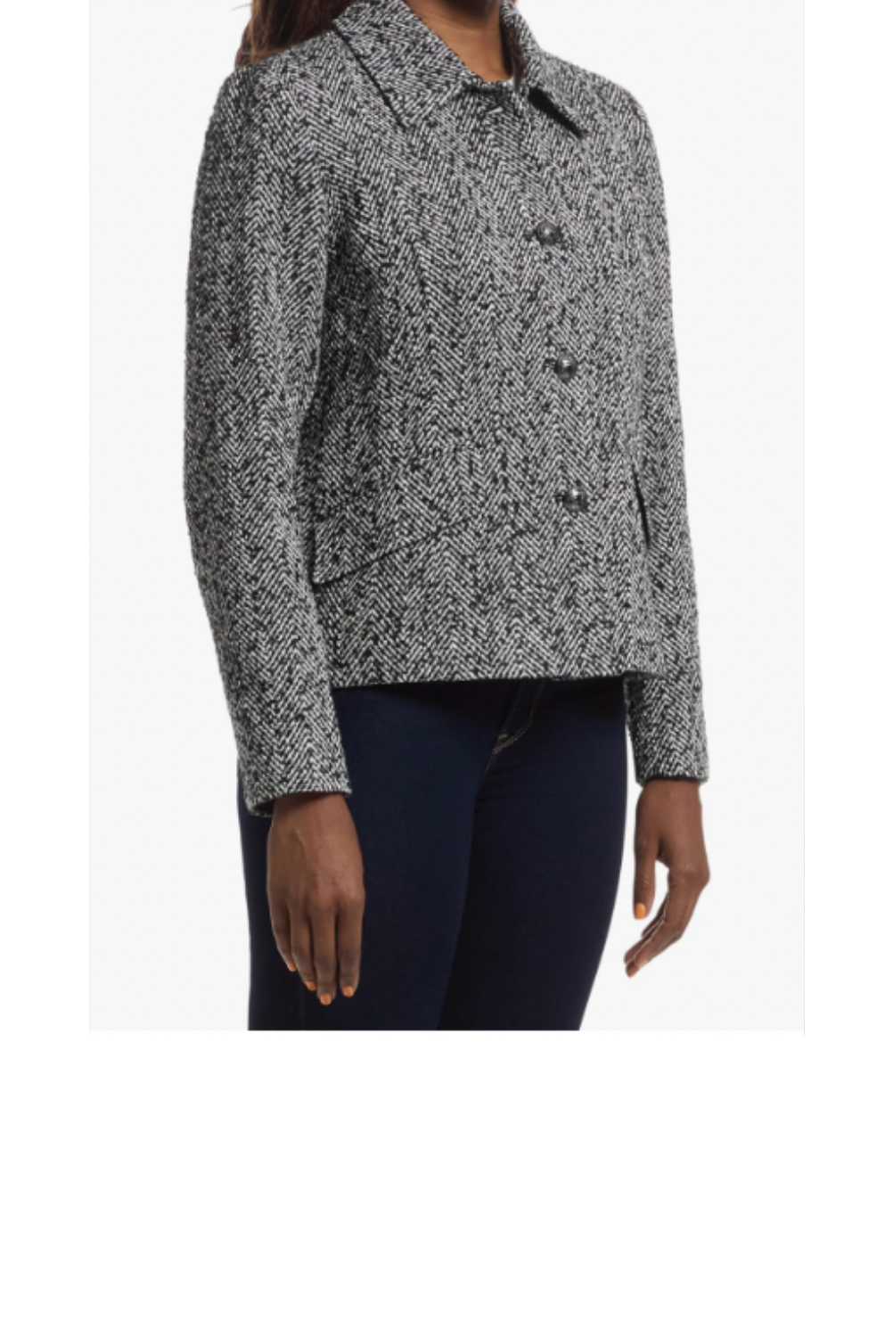 WEBSITE PRODUCT ENTRY-EL-Button Front Herringbone Jacket-BLKWHT-F.png