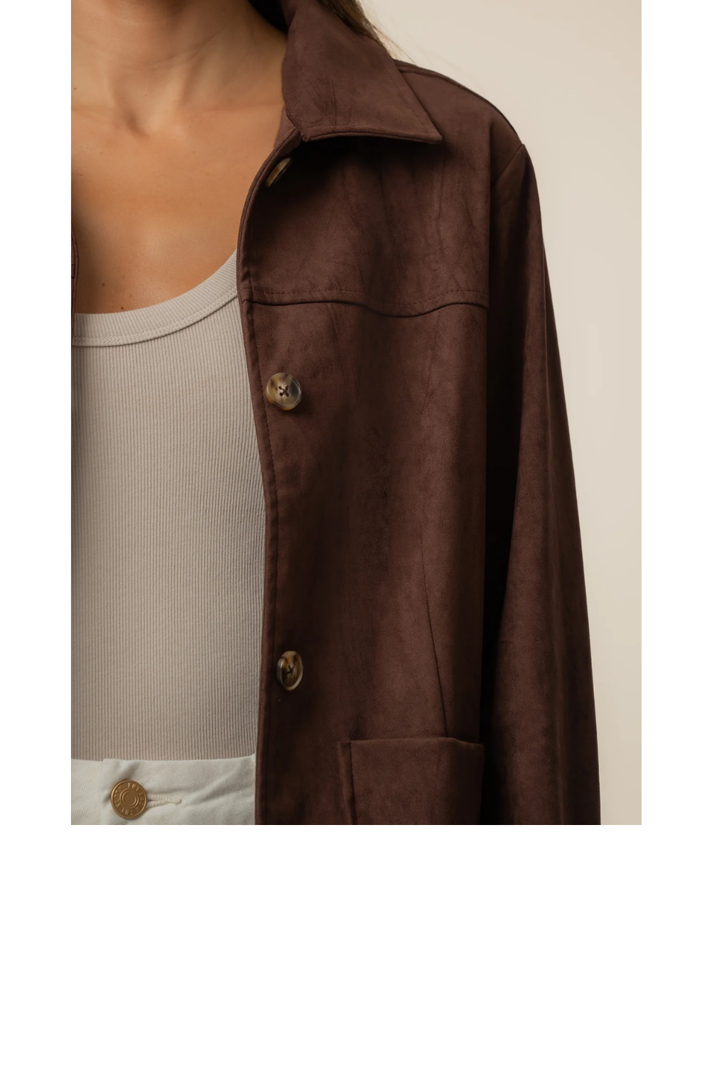 WEBSITE PRODUCT ENTRY-KFTK-Dakota Faux Suede Jacket- Blouse-BRN-D.png