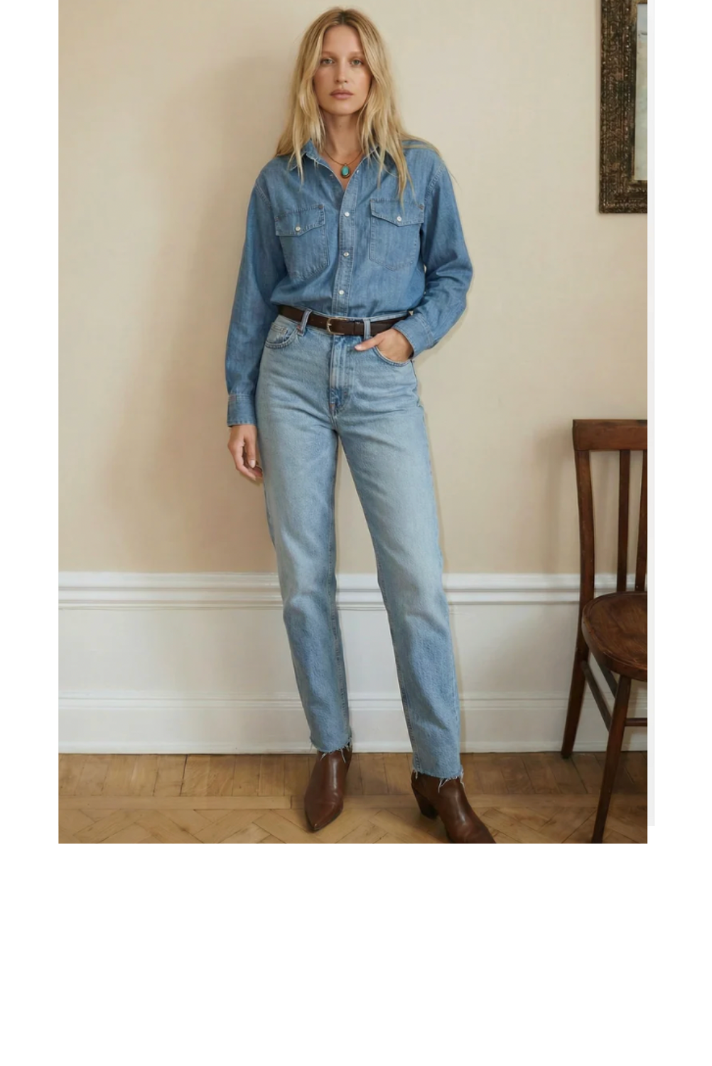 Crosby Mid-Rise Relaxed Taper Jeans - Bright Indigo