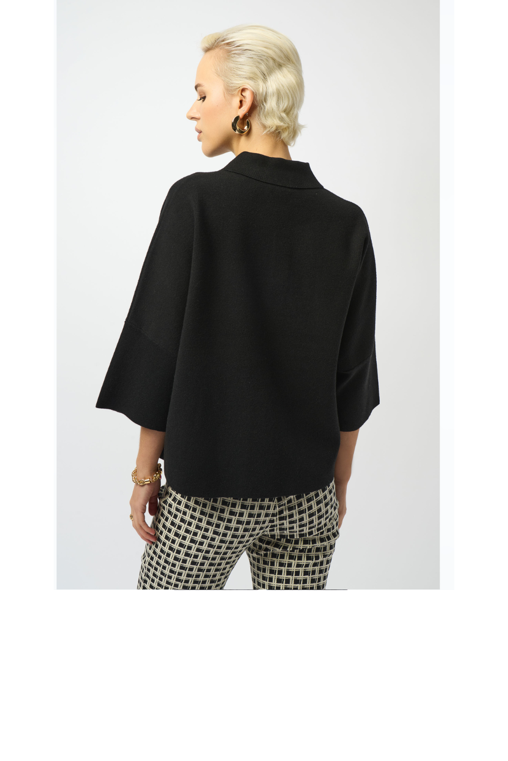 WEBSITE PRODUCT ENTRY-JR-Boxy Pullover with Polo Collar-BLACK-B.png
