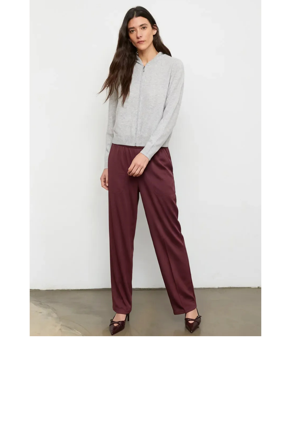 Modern Utility Pant - Oxblood
