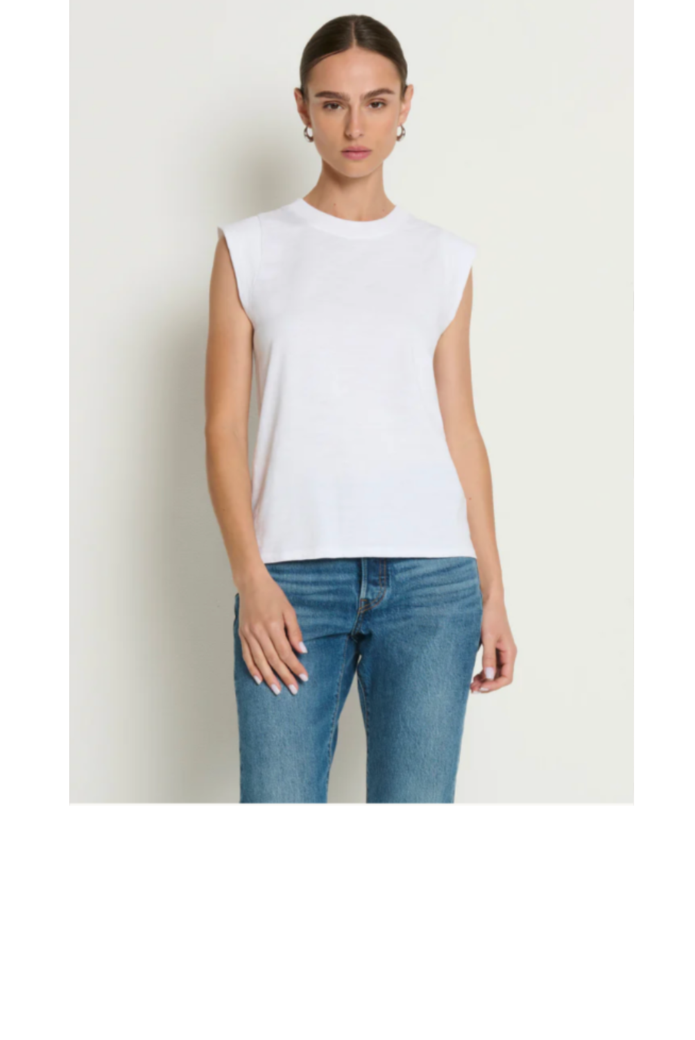 Patti Muscle Tank - Optic White