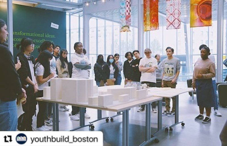 #Repost @youthbuild_boston with @use.repost
・・・
Last weekend YouthBuild Boston Designery and @bosnoma (Boston Chapter of NOMA) had the incredible privilege of hosting our inaugural one day architecture workshop for high school students. 

We welcomed