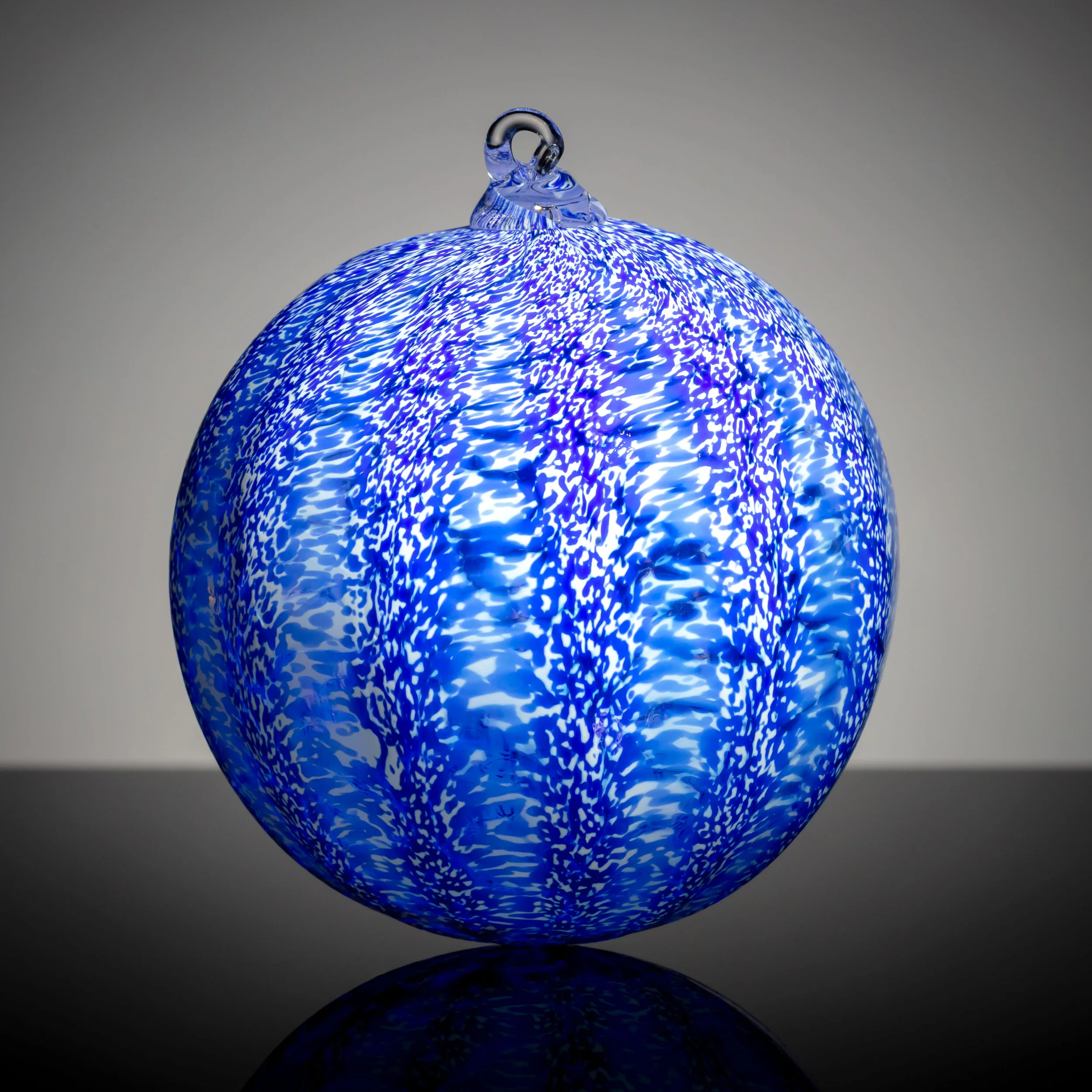 Blue Static Ornament