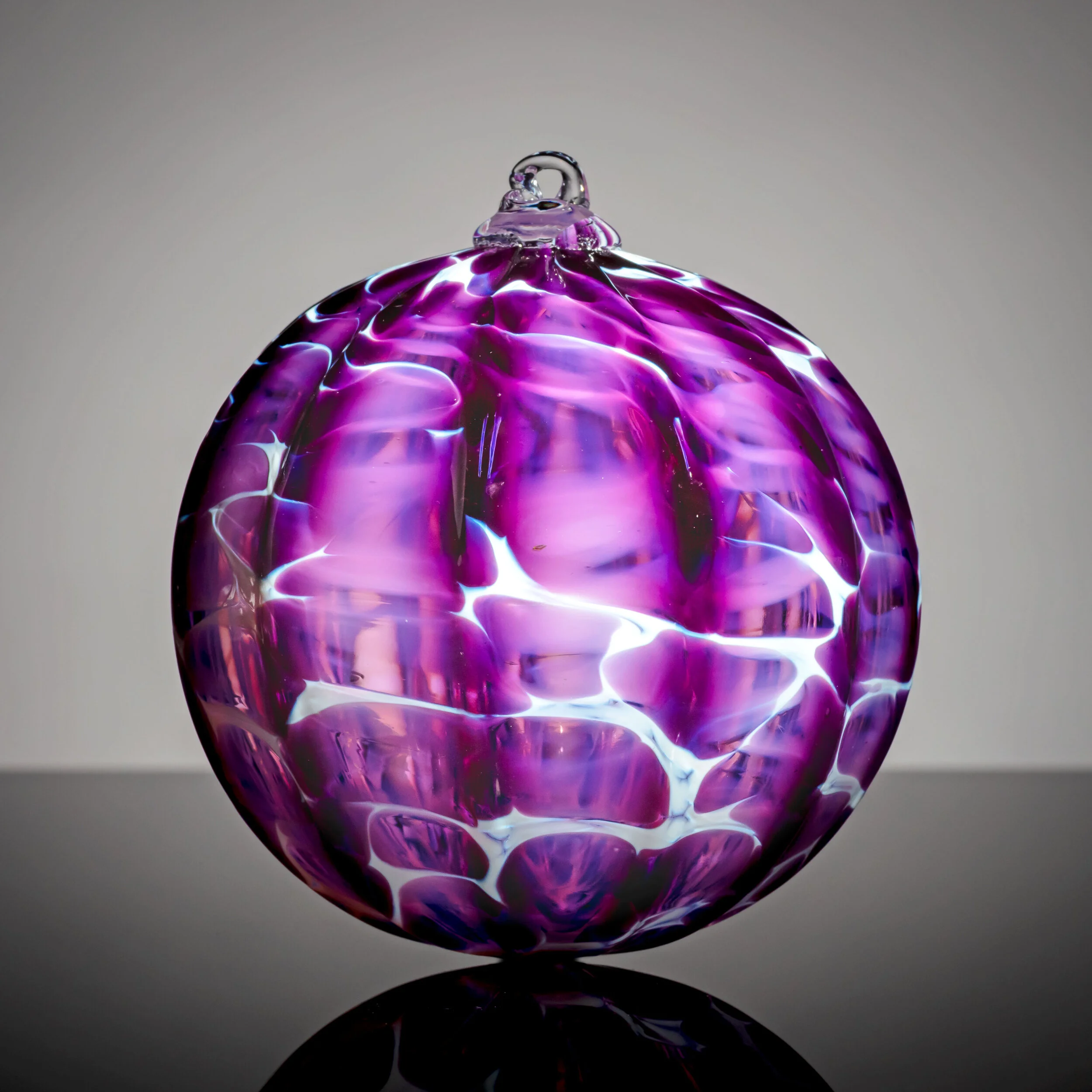 Purple Dahlia Ornament