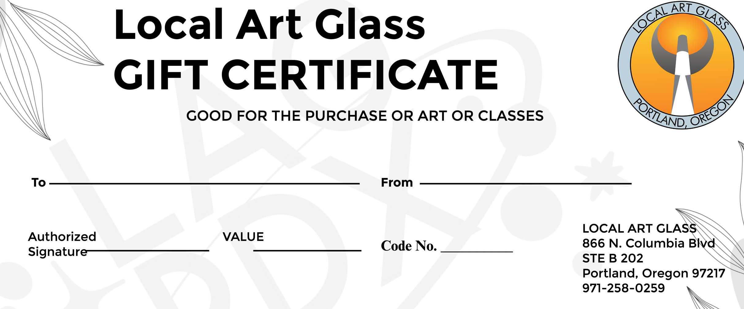 Gift Certificate