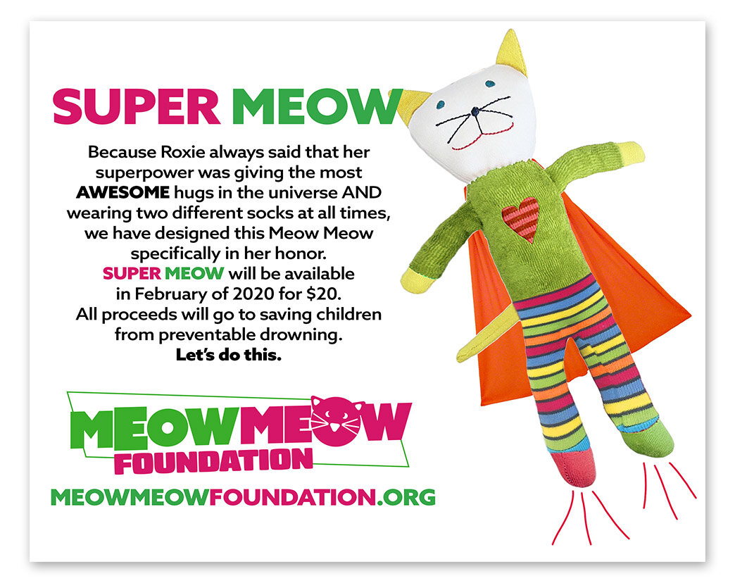 Up, Up, Up in the Sky...It's SuperMeow...And She's On Her Way!