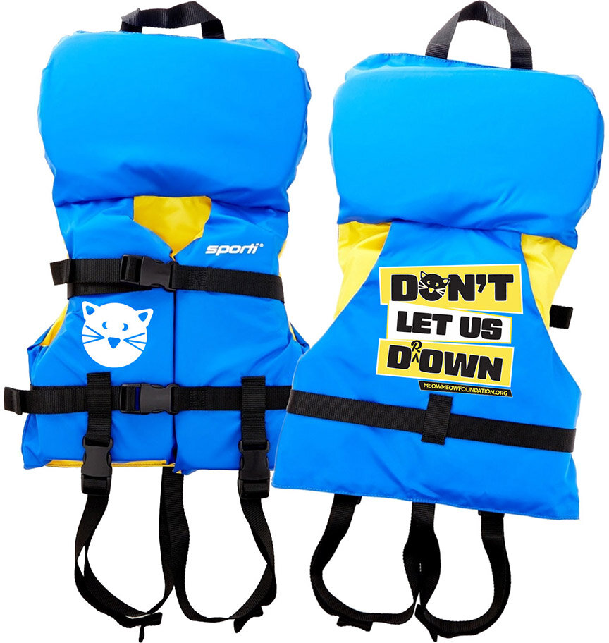 Meow Meow Foundation Infant Life Jackets Are Here!