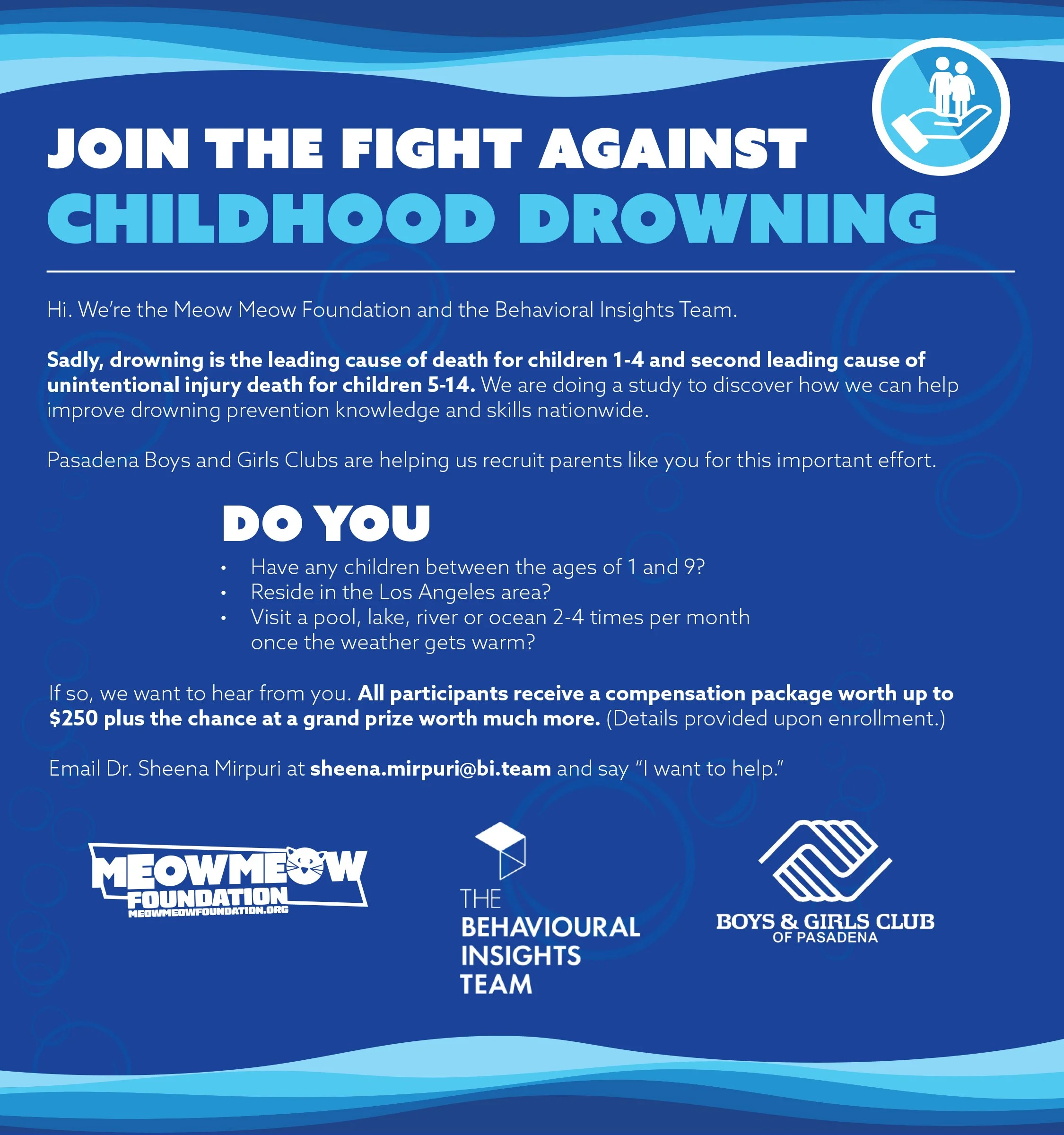 UNPRECEDENTED DROWNING PREVENTION RESEARCH PHASE 2 COMING SOON