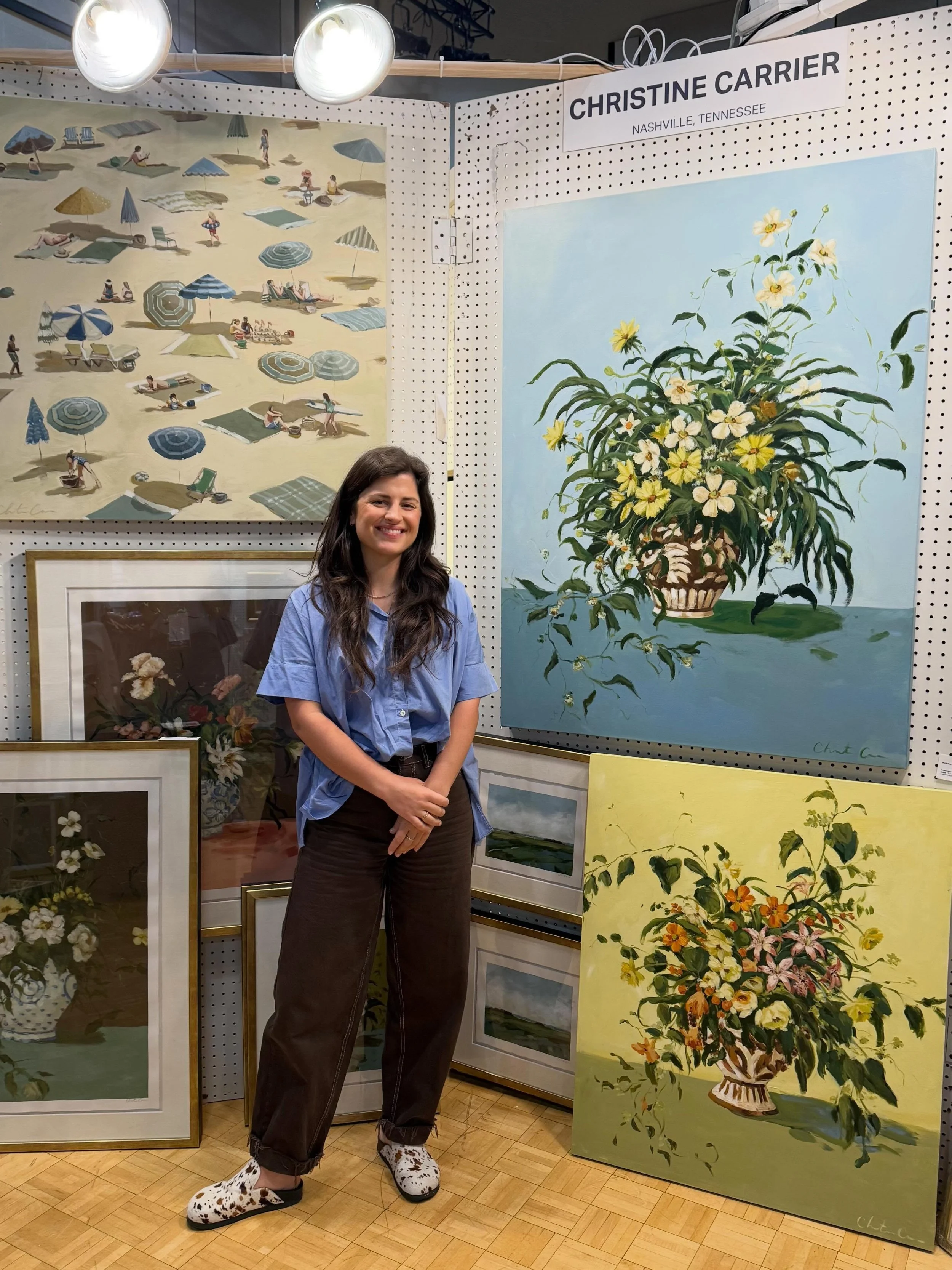 So grateful for another year at the Harding art show!! There&rsquo;s something really special about spending months alone with a body of work, then getting to watch different pieces resonate with different people and eventually find their homes. I lo