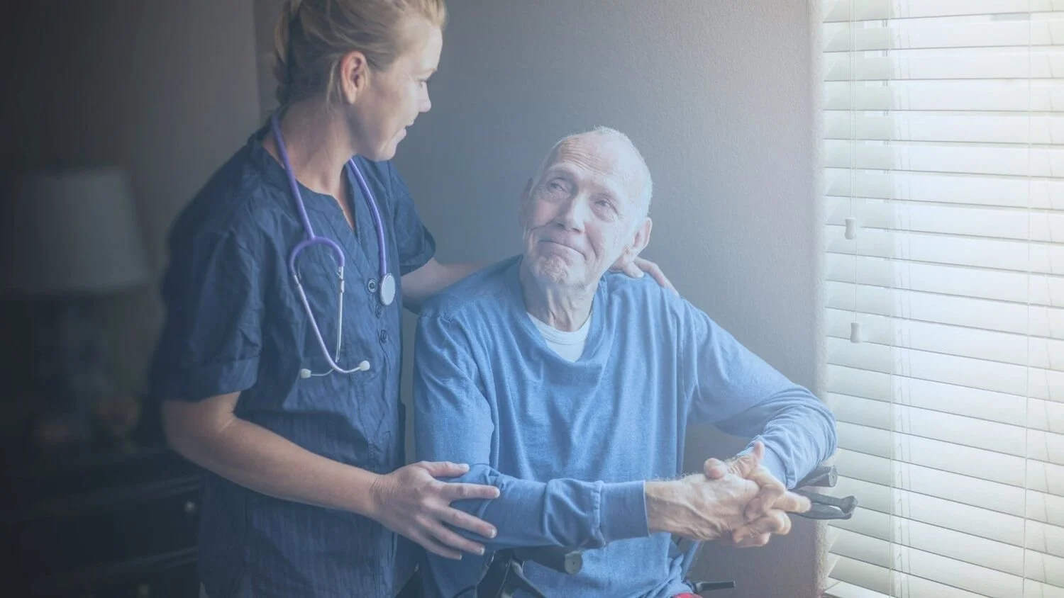 Relative visiting from a nursing home assistance