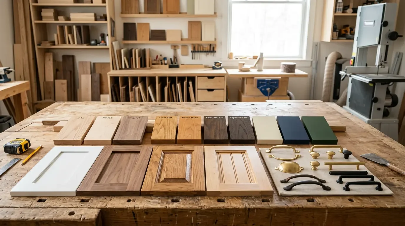 Wood select finishes and options