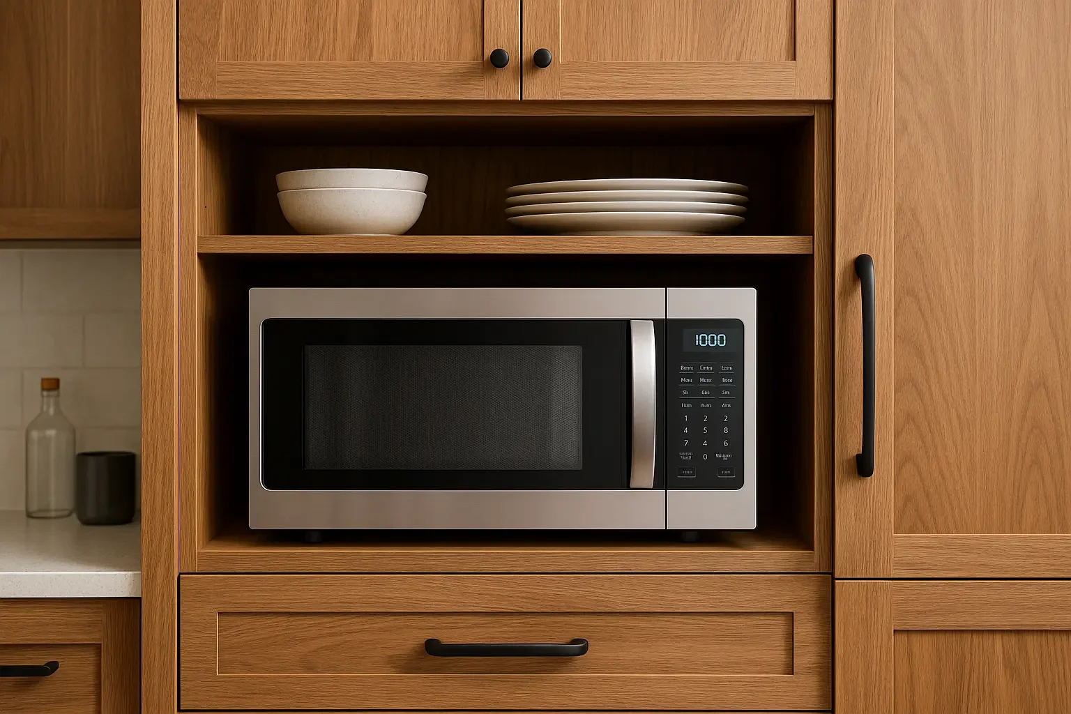 Why Choose Kitchen Cabinets with Microwave Storage Shelves