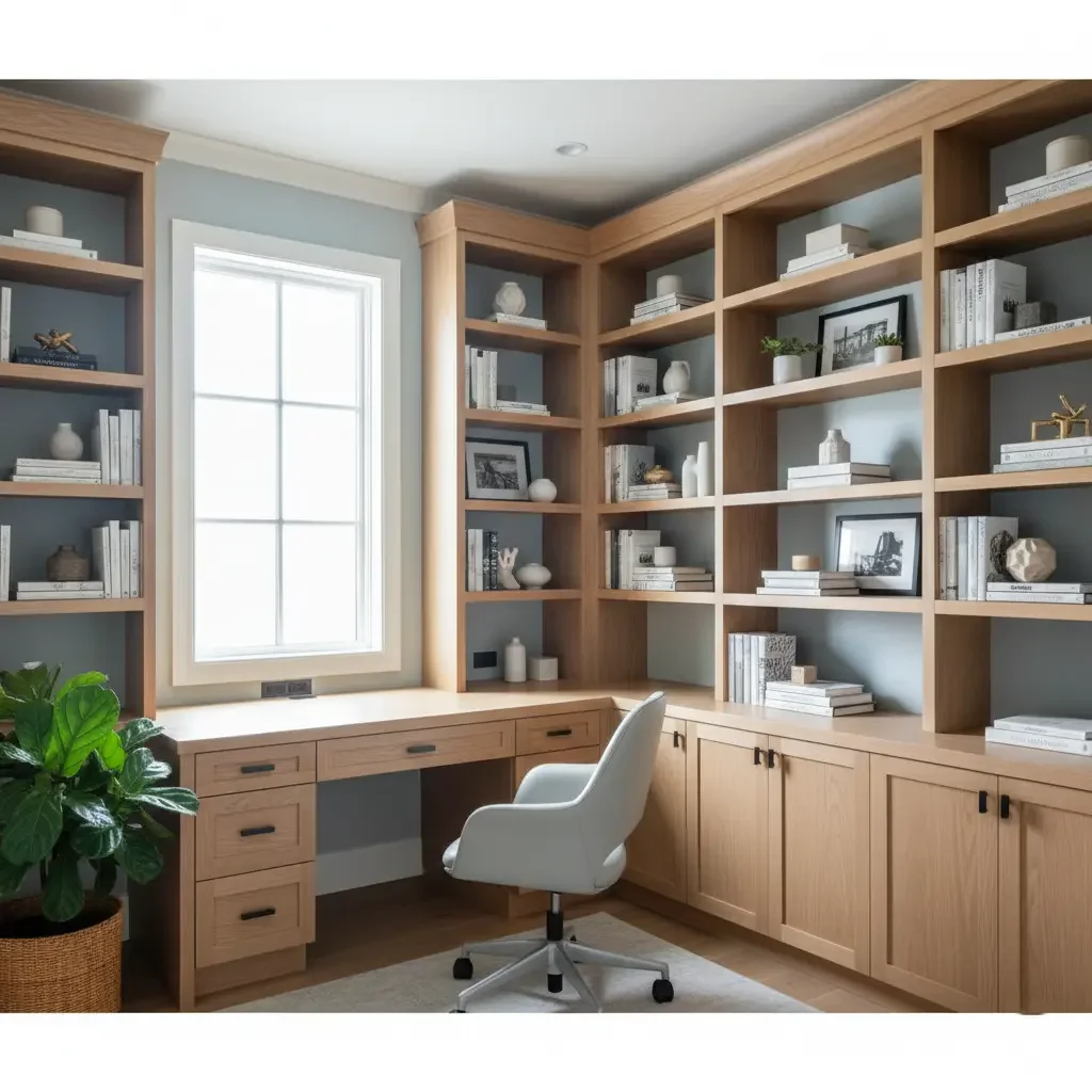 How Custom Woodwork Improves Home Office Furniture Sets