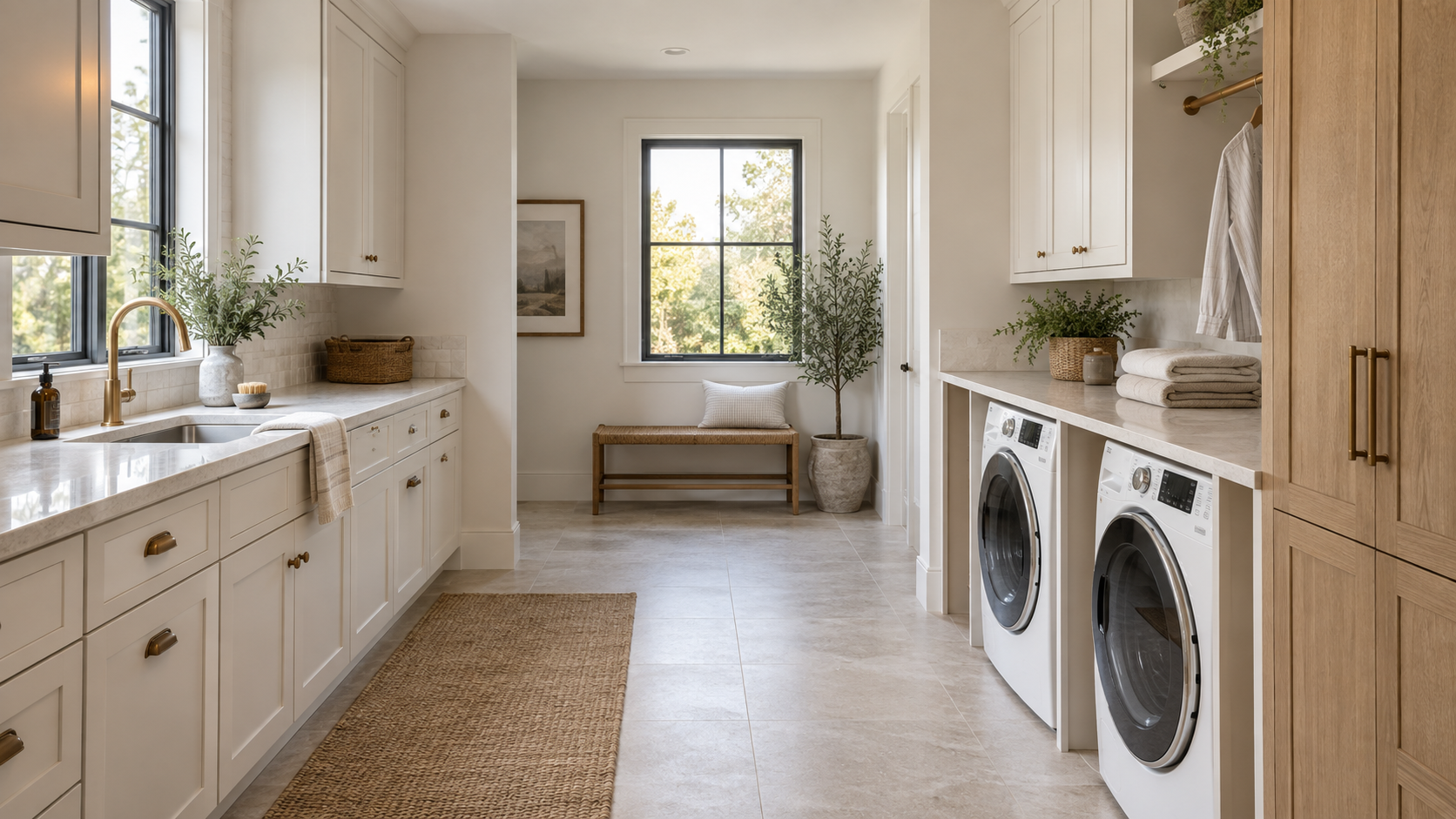 Custom Laundry Room Cabinets: A Planning Guide for Appliances, Storage, and Service Access