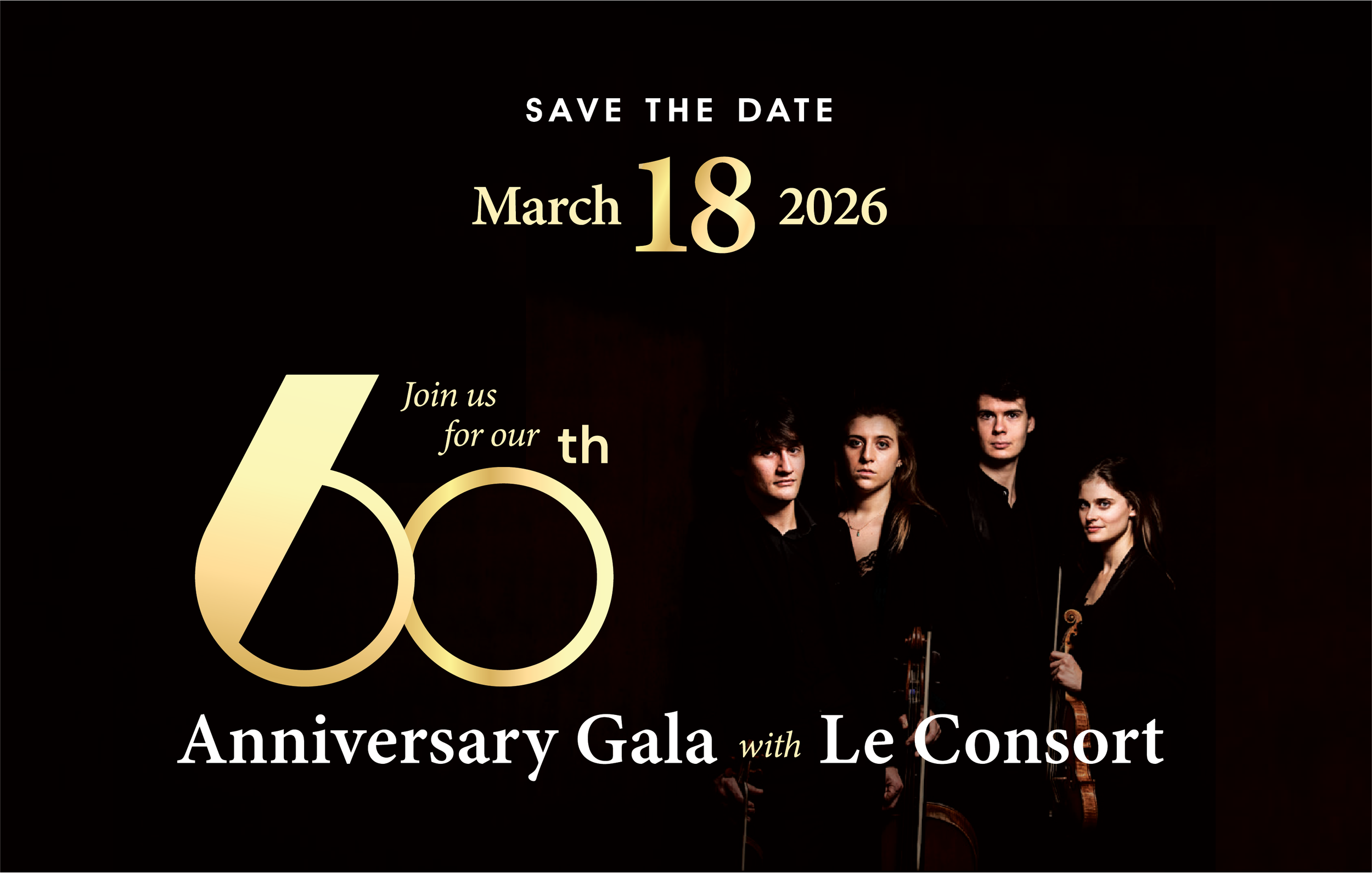 60th Anniversary Gala Save the Date