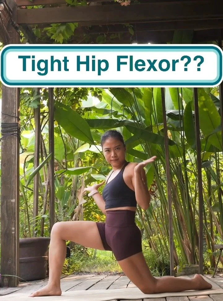 Hip Flexor Reset with Ms. Giang
(Vui l&ograve;ng xem Tiếng Việt b&ecirc;n dưới)

Tight hip flexors? You&rsquo;re truly not alone. 😌
Sometimes it&rsquo;s not just the sitting&hellip; it&rsquo;s the stress we carry, the emotions we hold, the way our b