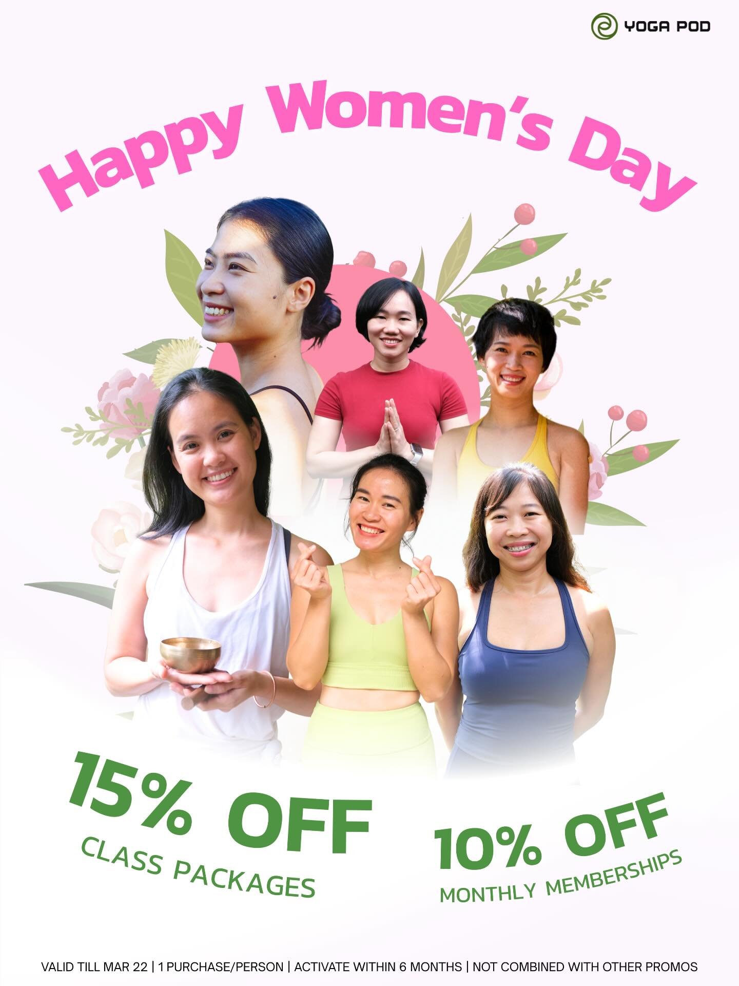 (Vui l&ograve;ng xem Tiếng Việt b&ecirc;n dưới)
🌷 𝐇𝐚𝐩𝐩𝐲 𝐈𝐧𝐭𝐞𝐫𝐧𝐚𝐭𝐢𝐨𝐧𝐚𝐥 𝐖𝐨𝐦𝐞𝐧&rsquo;𝐬 𝐃𝐚𝐲 𝟖/𝟑 🌸

On this special day, Yoga Pod would like to express our heartfelt appreciation to all women for the gentleness, strength, an