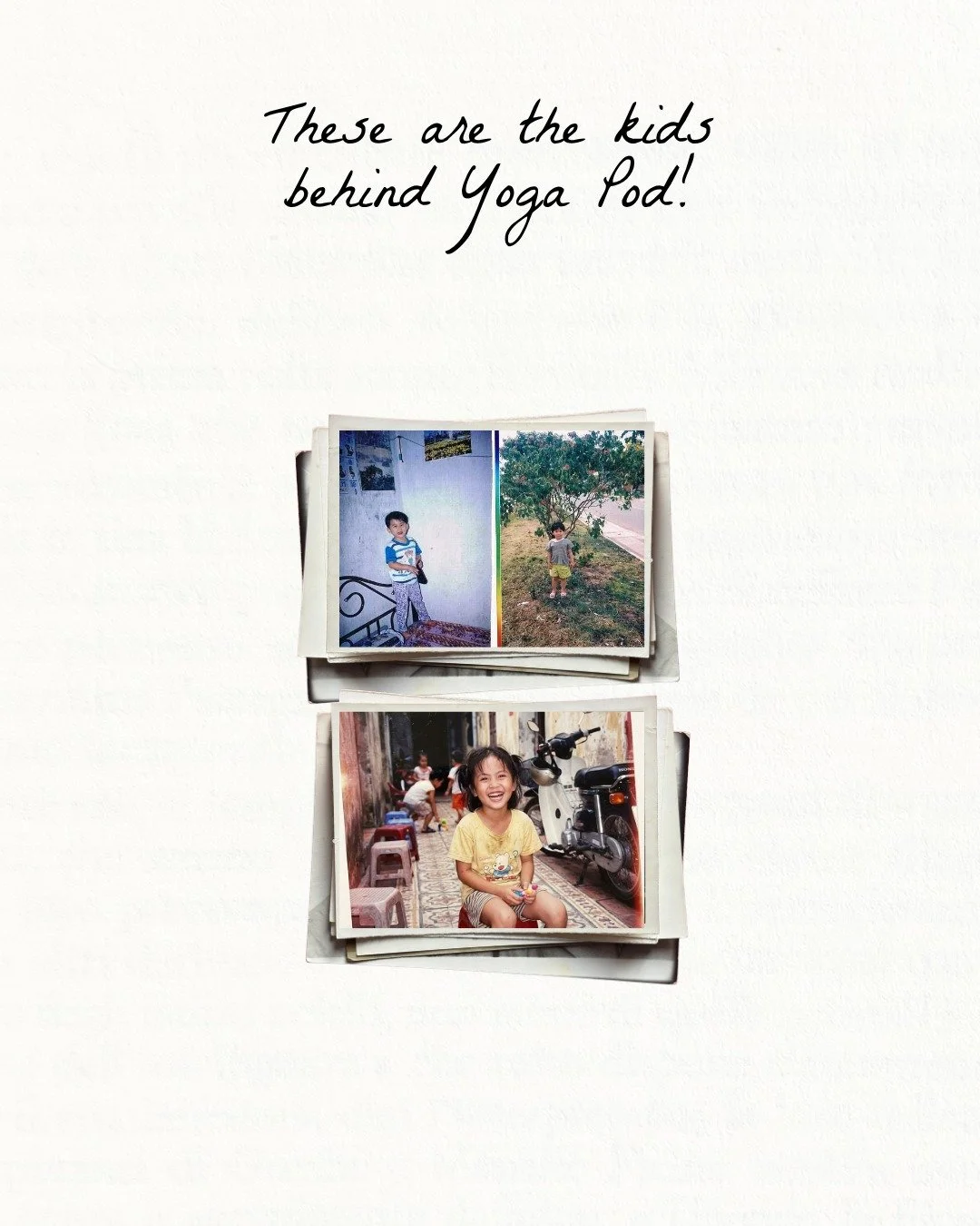 (Vui l&ograve;ng xem Tiếng Việt b&ecirc;n dưới)

these are the kids behind Yoga Pod 🌿

The teachers who guide you through each pose, the team behind the scenes, the ones answering messages, planning classes, setting everything up, and you - showing 
