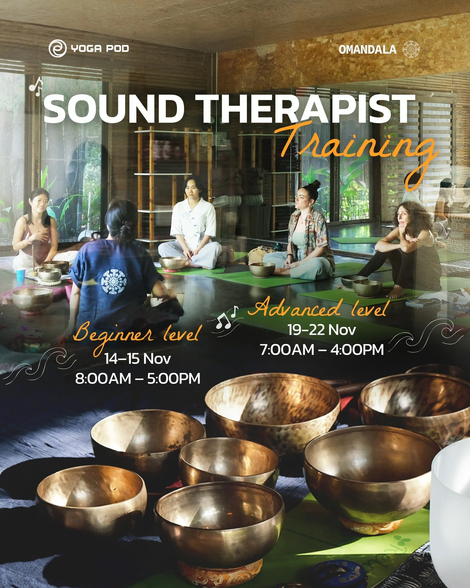 🔔 SOUND THERAPIST TRAINING WITH OMANDALA | NOVEMBER 2026

More and more people are finding their way to singing bowls and sound - not only for the resonance they offer, but also as a way to practise listening, cultivate presence, and nurture their i