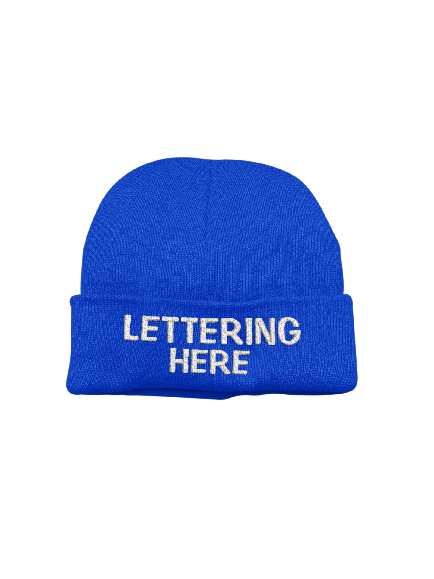 Custom embroidered beanie