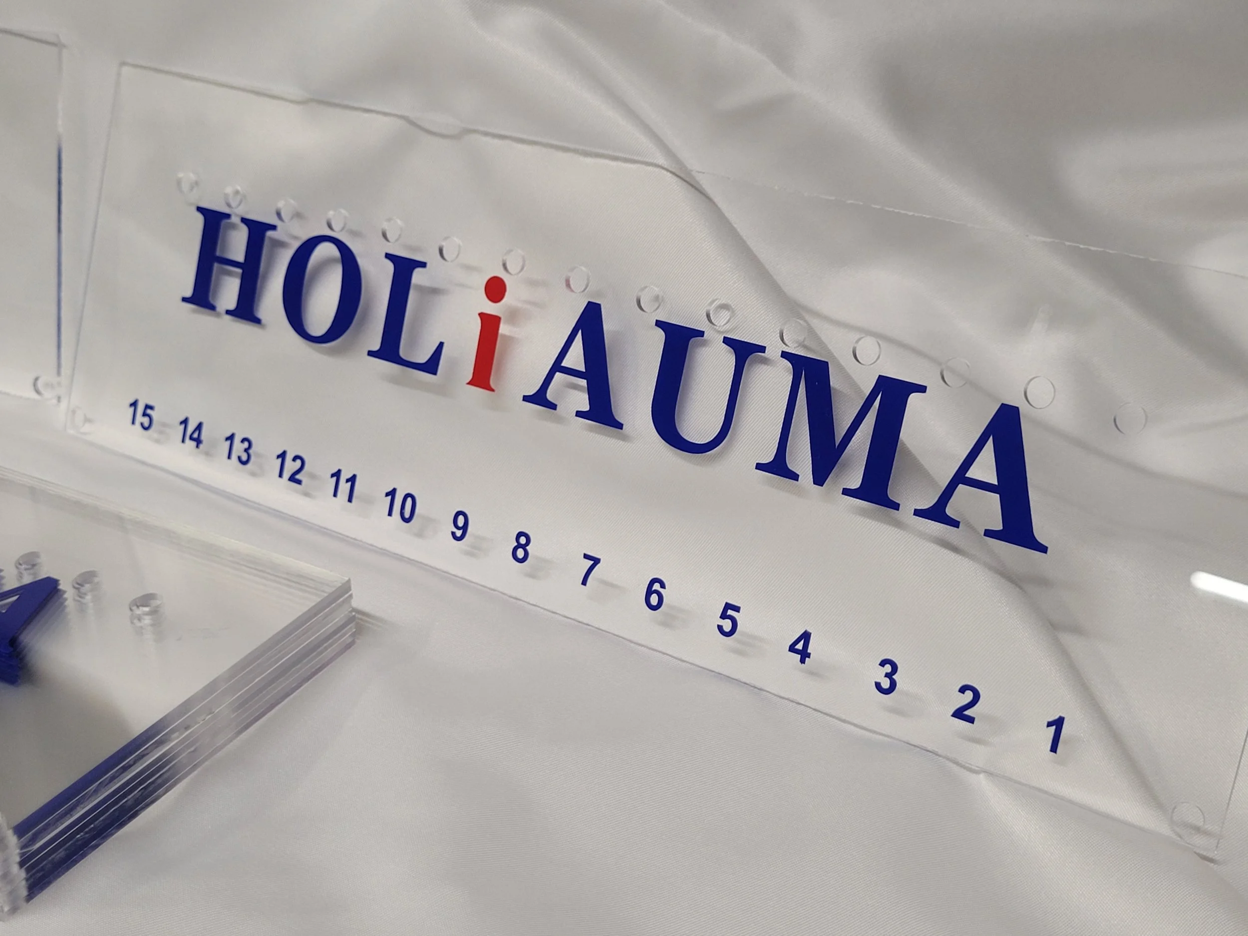 Holiauma clear acrylic faceplate (not an official Holiauma product)