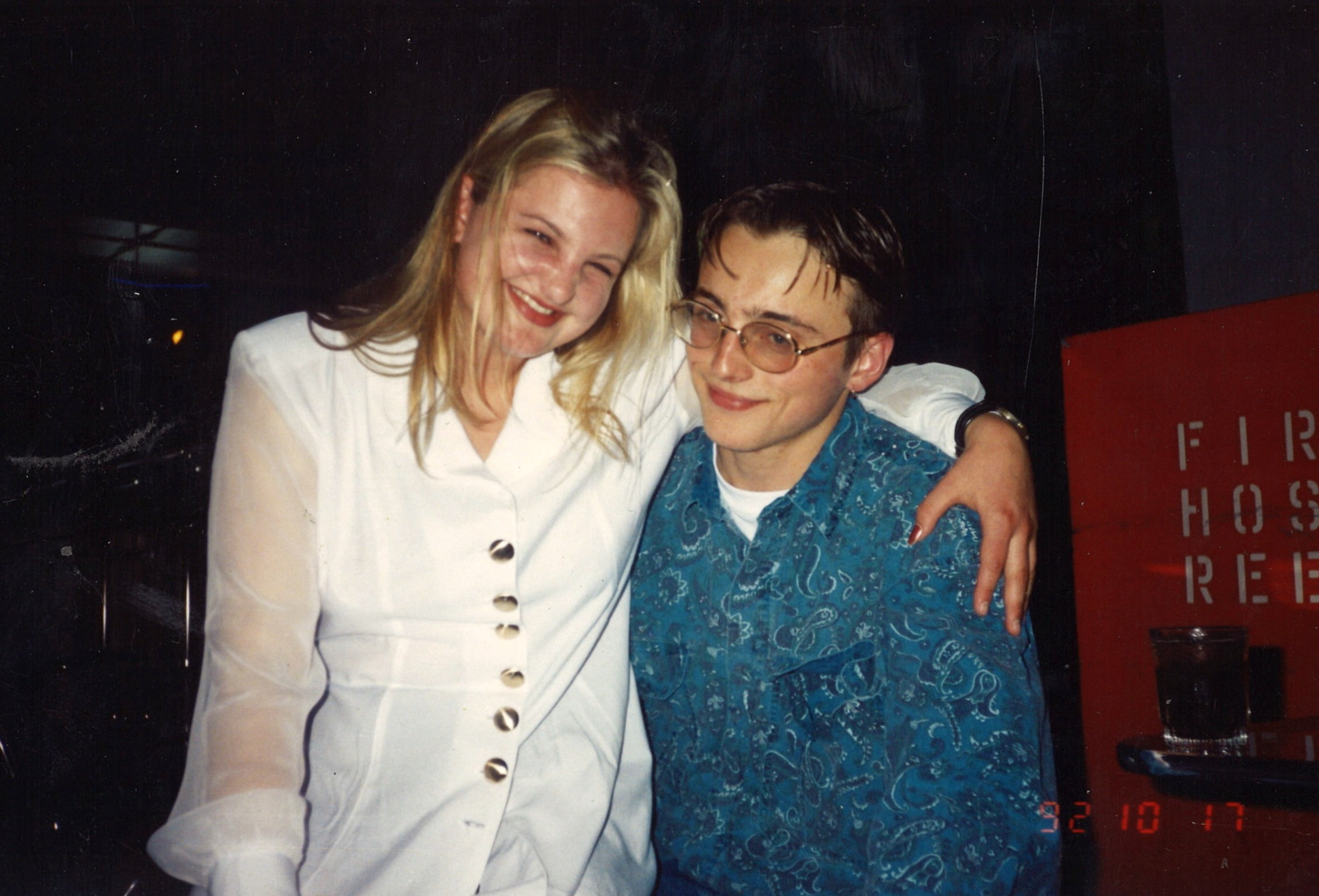 Marion’s children Sally and Owen in 1992