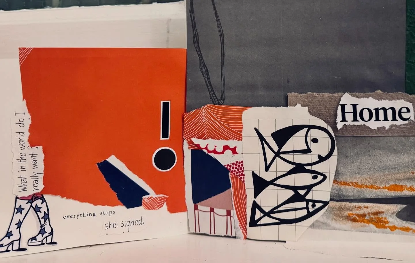 Not everything has to make sense. That&rsquo;s the most fun part of making art and seeking meaning! It just arrives - like a gift you didn&rsquo;t know you needed. 

What creative thing did you do today?