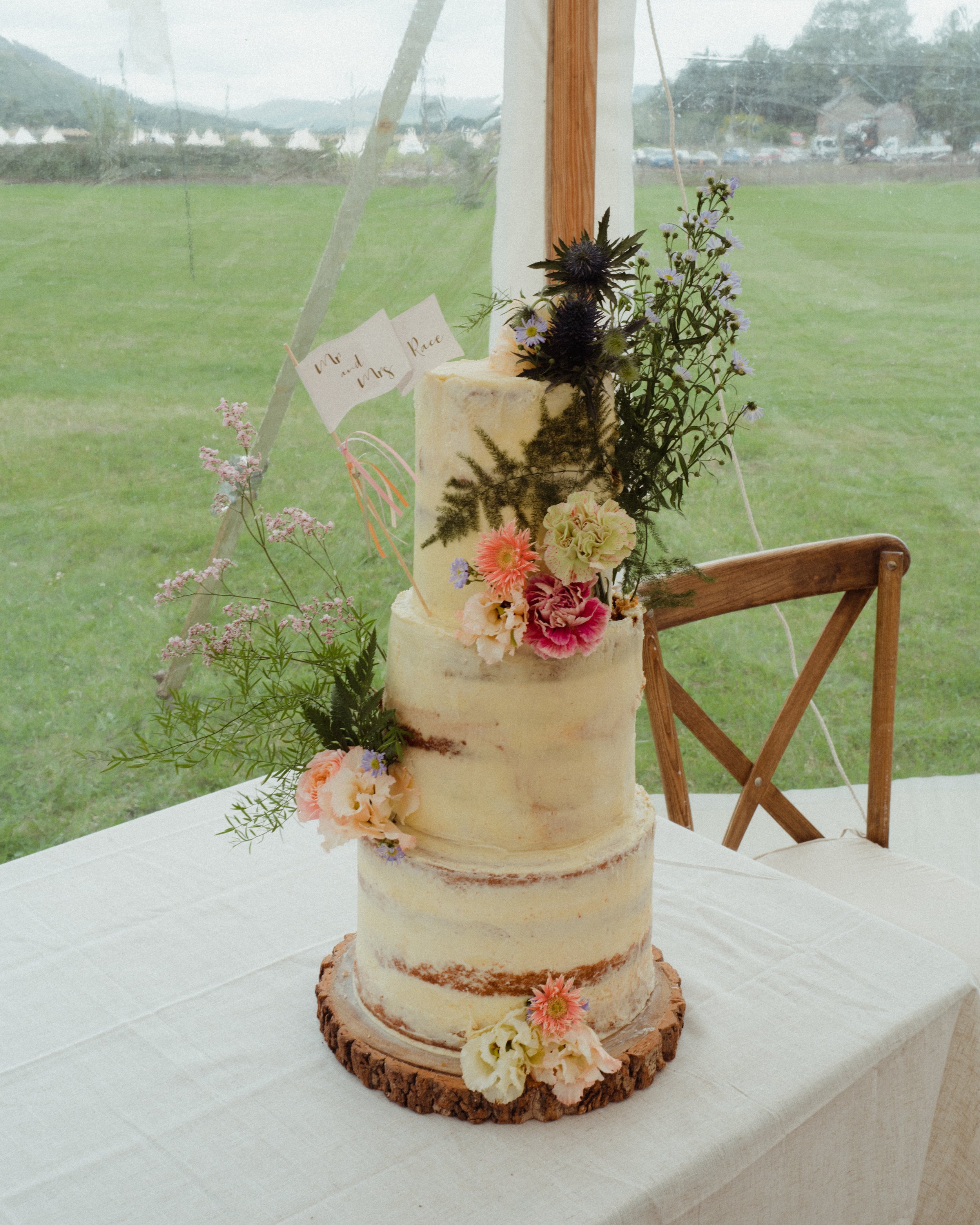  Festival wedding cake topper  Photography credit:  Chris Parkinson  