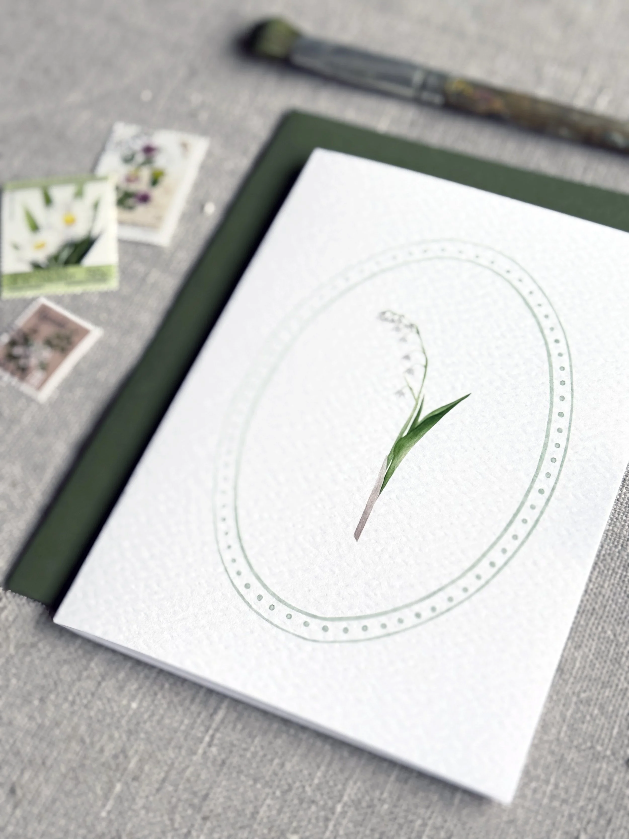 with sympathy lily of the valley card.jpg