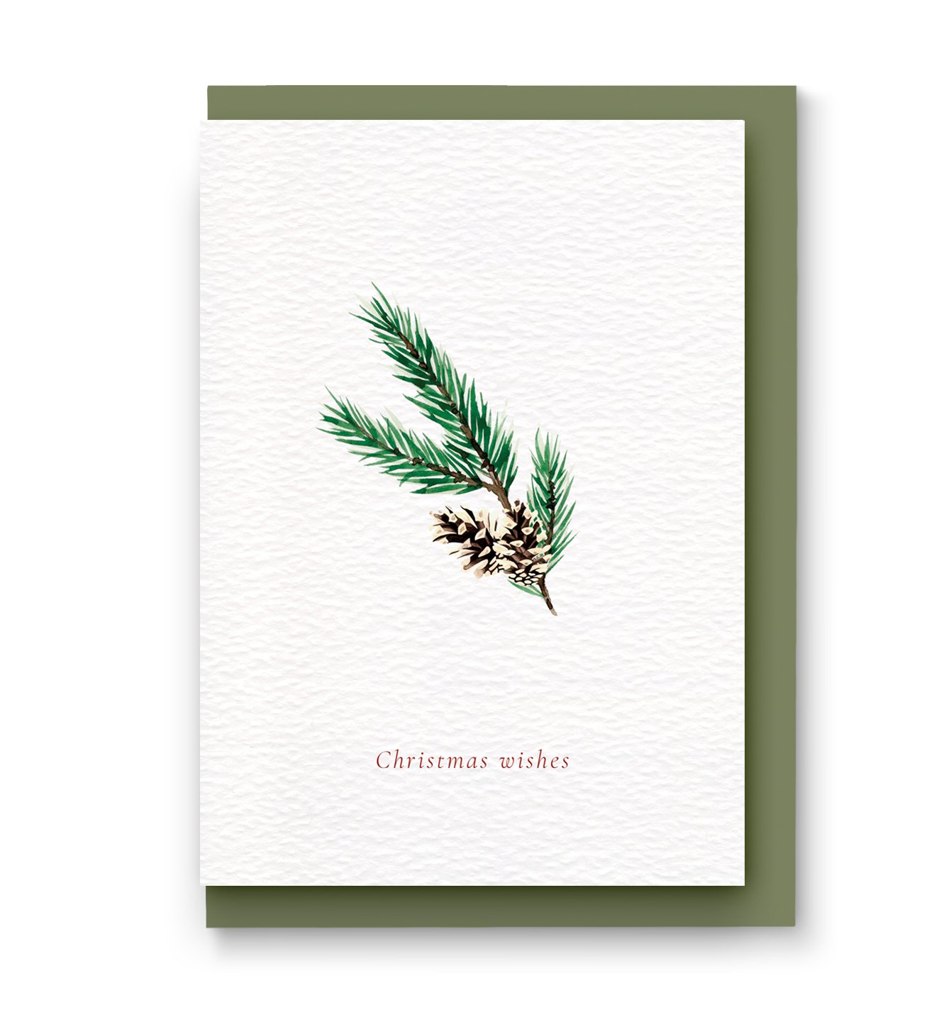 Pine Cone Christmas Card with envelope.jpg