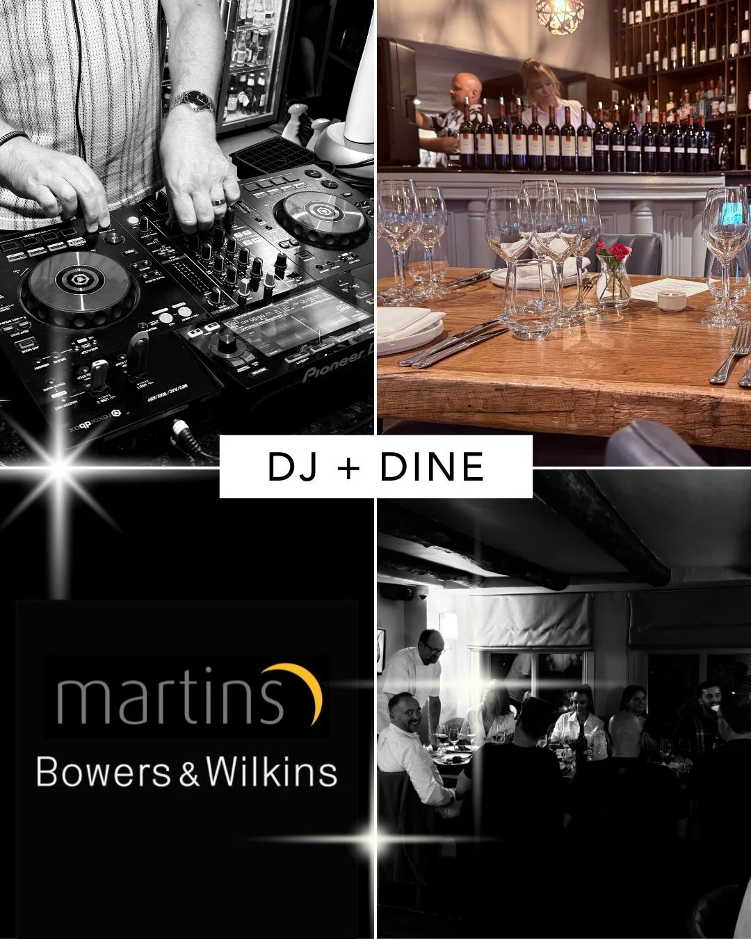 DJ + DINE // We've partnered with @martinshifi to create unforgettable Friday nights at The Wildebeest.
Tradition meets innovation with the installation of a premium @bowerswilkins sound system by Norwich's own Martins Hi-Fi. 
Where dining and audi
