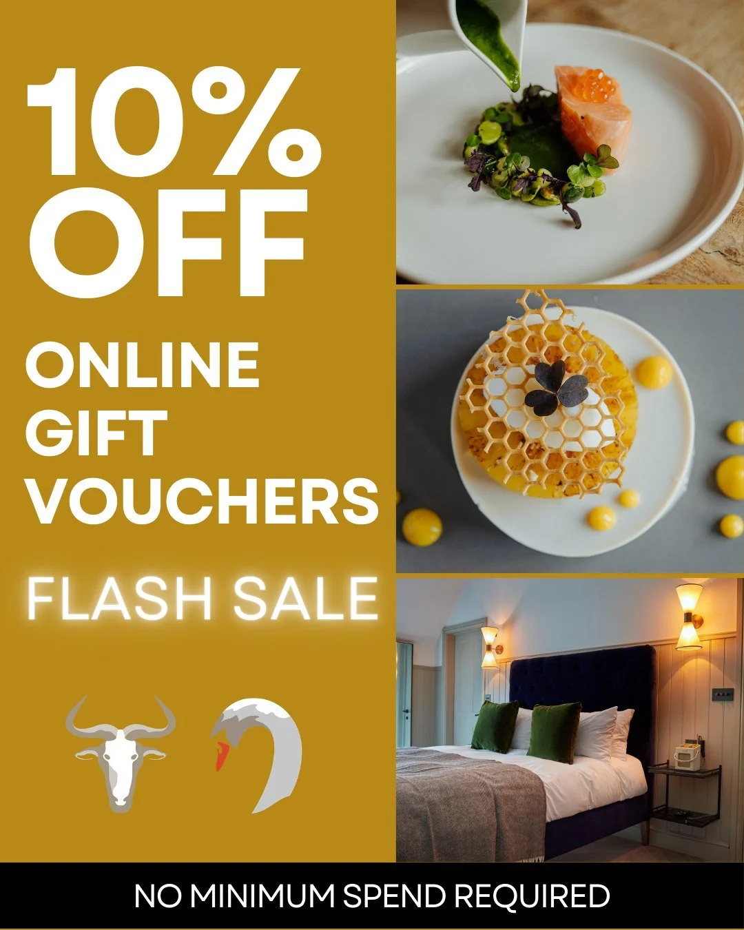 10% OFF FLASH VOUCHER SALE

Get 10% off our online gift vouchers until Monday 2nd March.

Discount automatically applied if you purchase within the Flash Sale validity. No minimum spend required.

Vouchers are valid for 12 months and can be redeemed 